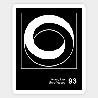 Mazzy Star - Minimalist Style Graphic Design Magnet